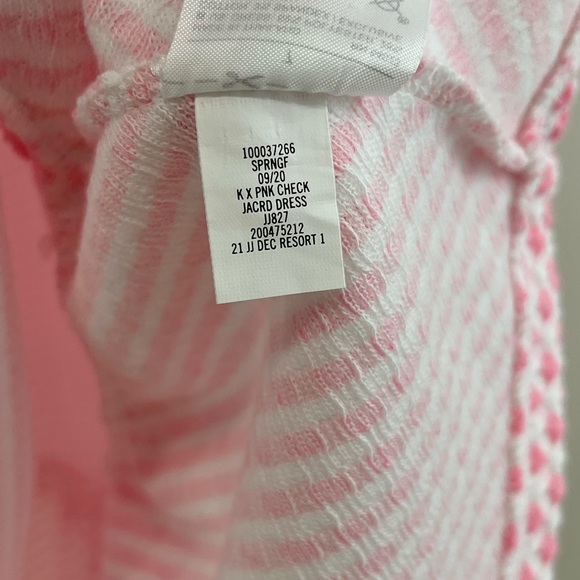 Janie and Jack CHECK RUFFLE DRESS Pink Size 7 - Picture 7 of 8